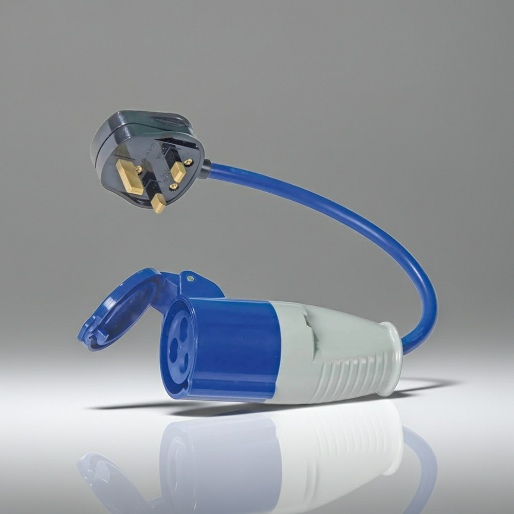 UK Male to 16A CEE Female Adaptor