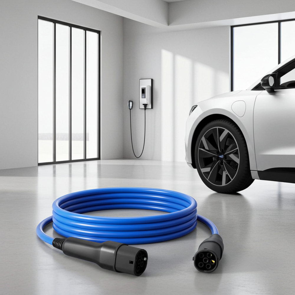 3 Phase Type 2 to Type 2 EV Charging Cable