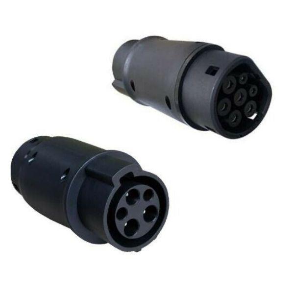 32amp Type 1 To Type 2 EV Cable Adapter