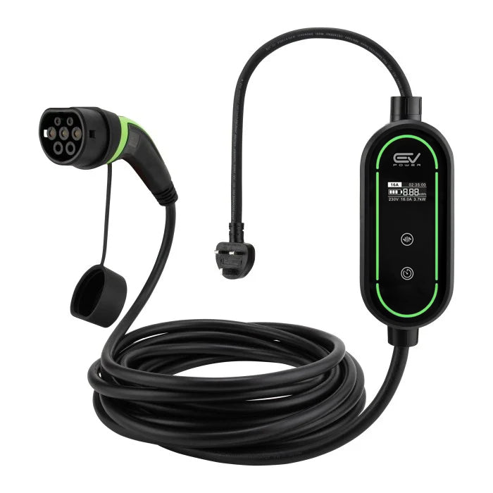 Type 2 to 3 Pin Charging Cable – V4, Type 2 to 3 Pin Charging Cable